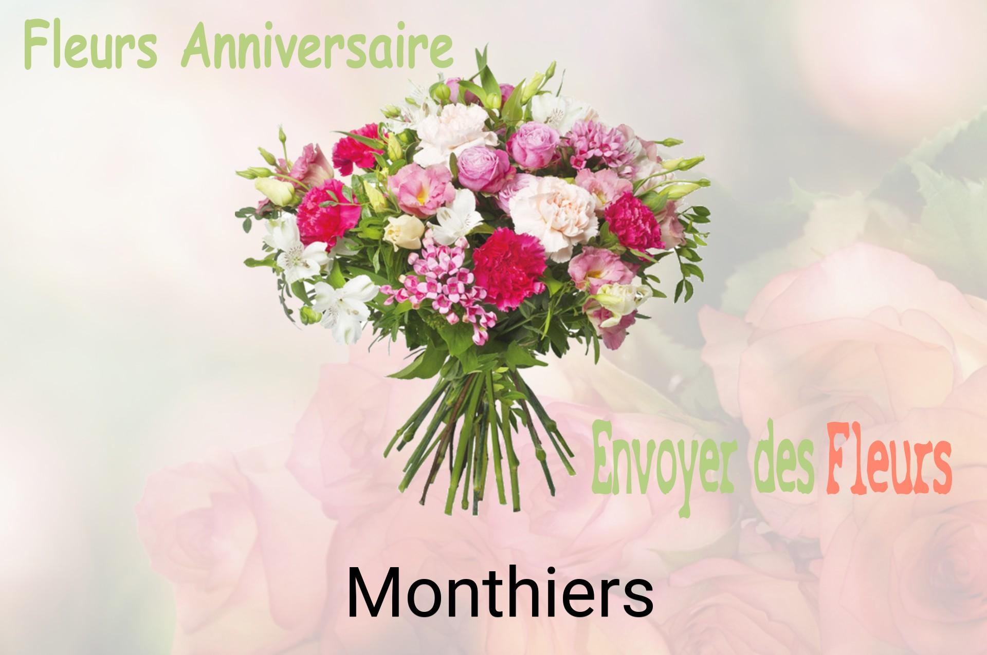 Bouquet de fleurs d’anniversaire livré à Monthiers